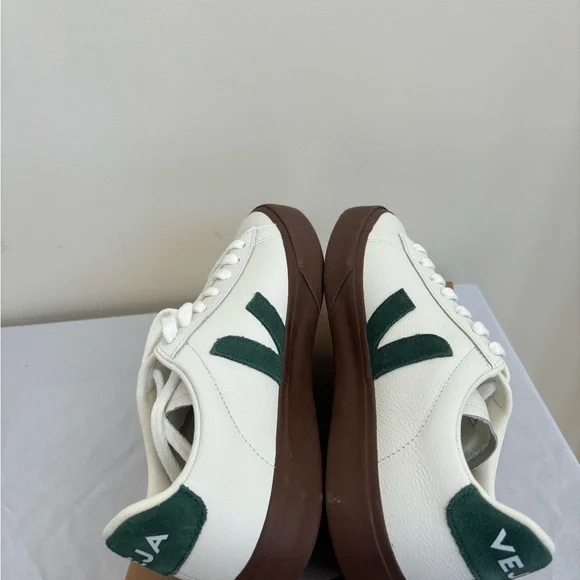 Veja Campo Leather Cyprus Bark Womens Size 7 Eu38 sneakers NWB - Picture 5 of 8